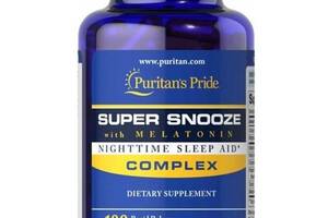 Мелатонин для сна Puritan's Pride Super Snooze with Melatonin 100 Caps