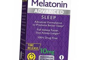 Мелатонин медленного высвобождения Melatonin Advanced Sleep Natrol 30таб (72358009)