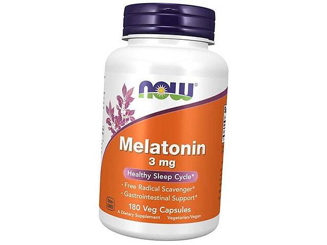 Мелатонин Melatonin 3 Now Foods 180вегкапс (72128008)