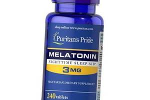 Мелатонин Melatonin 3 Puritan's Pride 240таб (72367007)