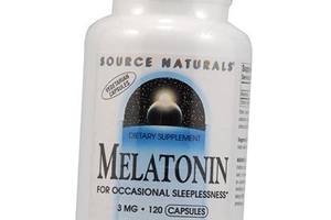 Мелатонин Melatonin 3 Source Naturals 120капс (72355004)