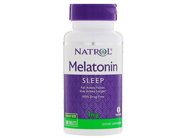 Мелатонин Melatonin Natrol 1 мг 180 таб.