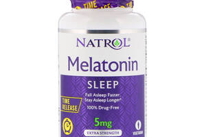 Мелатонин повышенной силы действия 5 мг Natrol Melatonin 100 таблеток (NTL04837)