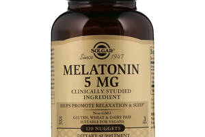 Мелатонин Solgar 5 мг 120 жевательных таблеток (SOL01937)