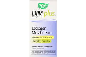 Метаболизм Эстрогенов, DIM-plus, Estrogen Metabolism, Nature's Way, 120 капсул