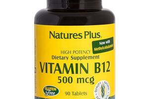 Метилкобаламин Nature's Plus NTP1710 Vitamin B12 500 mcg 90 Tabs