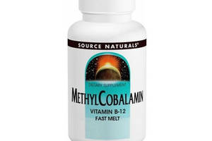 Метилкобаламин Source Naturals B-12 Fast Melt 5 mg 60 Tabs