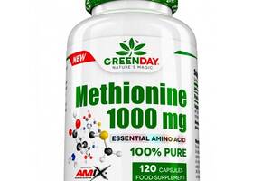 Метионин для спорта Amix Nutrition GreenDay L-Methionine 1000 mg 120 Caps