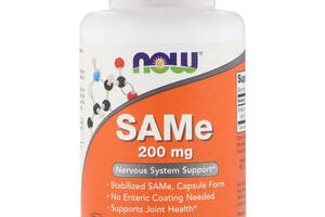 Метионин NOW Foods SAM-e 200 mg 60 Veg Caps NF0127