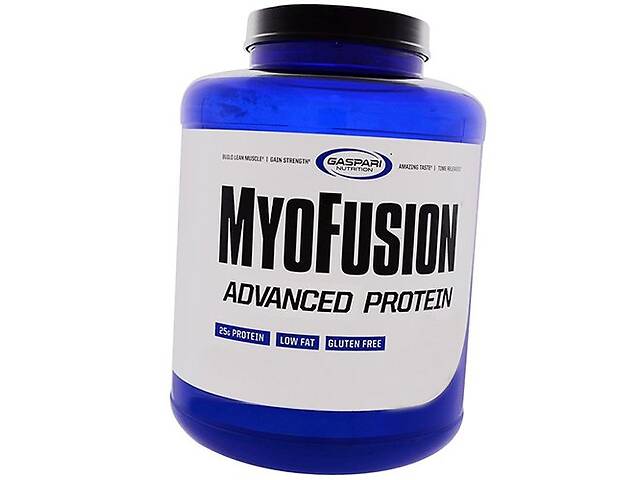 Багатокомпонентний протеїн, MyoFusion Advanced, Gaspari Nutrition 1814г Ваніль (29161004)