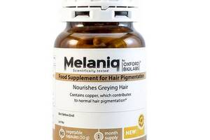 Молекулярная добавка для восстановления цвета седых волос TRX Melaniq 90 капсул