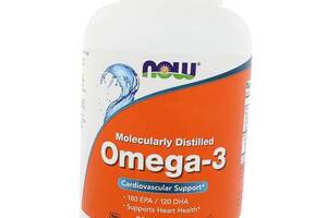 Молекулярно дистильована Омега 3 Omega-3 1000 Now Foods 500 гелкапс (67128007)