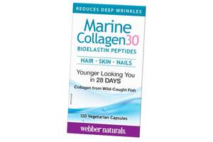 Морской коллаген Marine Collagen30 Webber Naturals 120вегкапс (68485007)