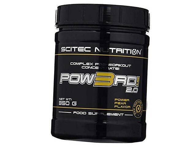 Мощный предтренировочник Pow3rd 2.0 Scitec Nutrition 350г Груша (11087006)