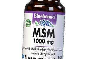 МСМ Метилсульфонилметан MSM 1000 Bluebonnet Nutrition 120вегкапс (03393003)