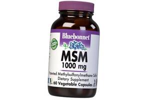 МСМ Метилсульфонилметан MSM 1000 Bluebonnet Nutrition 60вегкапс (03393003)