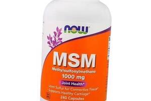 МСМ Метилсульфонилметан MSM 1000 Now Foods 240вегкапс (03128005)