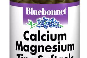 Мультиминеральный комплекс Bluebonnet Nutrition Calcium Magnesium plus Zinc 120 Softgels BLB0701