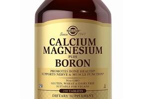 Мультиминеральный комплекс Solgar Calcium Magnesium Plus Boron 250 Tabs