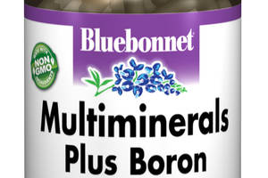 Мультиминералы + Бор с Железом Bluebonnet Nutrition 90 гелевых капсул