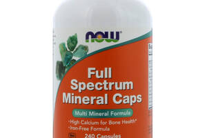 Мультиминералы Full Spectrum Minerals Now Foods 240 капсул
