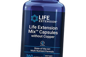 Мультивитаминная формула без меди Life Extension Mix Capsules without Copper 360 капс (36346079)