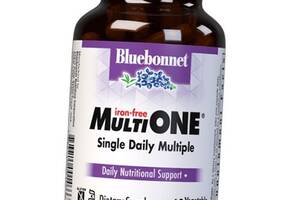 Мультивітаміни без заліза, MultiOne iron Free, Bluebonnet Nutrition 60вегкапс (36393038)