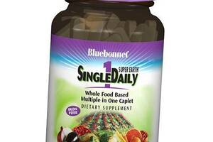 Мультивітаміни без заліза, Single Daily Iron Free, Bluebonnet Nutrition 30каплет (36393039)