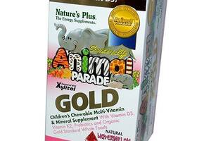 Мультивитамины для детей Animal Parade Gold Children's Multi Nature's Plus 120таб Арбуз (36375027)