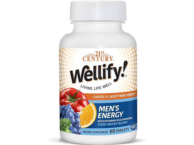 Мультивитамины для мужчин 21st Century Wellify Men 50+ Multivitamin Multimineral 65 Tablets