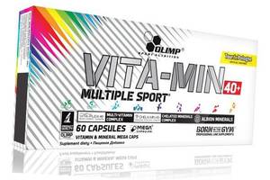 Мультивитамины для мужчин 40+ Vita-Min Multiple Sport 40 Plus Olimp Nutrition 60капс (36283085)