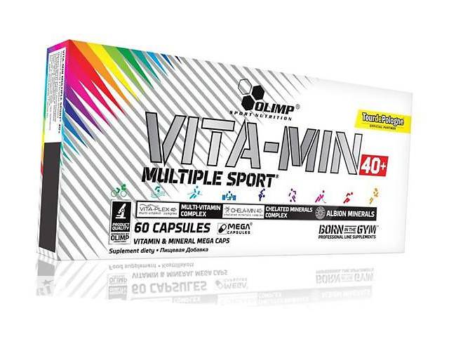 Мультивитамины для мужчин 40+ Vita-Min Multiple Sport 40 Plus Olimp Nutrition 60капс (36283085)