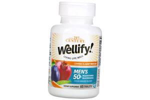 Мультивитамины для мужчин 50+ Wellify! Men's 50+ Multivitamin Multimineral 21st Century 65таб (36440087)