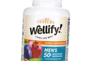 Мультивитамины для мужчин 50+ Wellify! Men's 50+ Multivitamin Multimineral 21st Century 65таб (36440087)