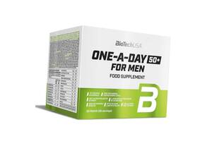 Мультивитамины для мужчин BioTechUSA 50+ One-A-Day 50+ for Men 30 пакетов (36084058)