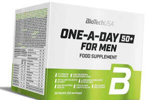 Мультивитамины для мужчин BioTechUSA 50+ One-A-Day 50+ for Men 30 пакетов (36084058)