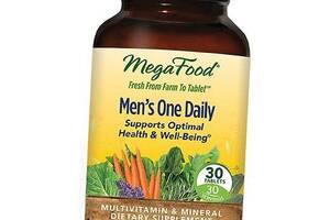 Мультивитамины для мужчин Men's One Daily Mega Food 30таб (36343003)