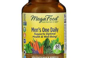 Мультивитамины для мужчин, Men’s One Daily, MegaFood, 60 таблеток