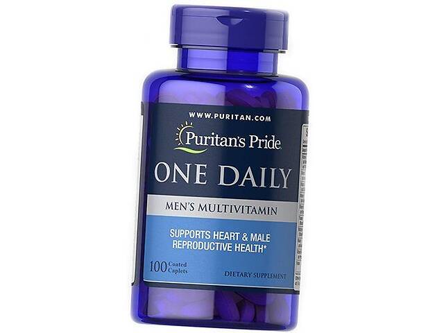 Мультивитамины для мужчин One Daily Men's Multivitamin Puritan's Pride 100каплет (36367097)