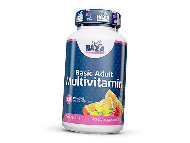 Мультивитамины для взрослых Haya Basic Adult Multivitamin 100 таб (36405008)