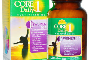 Мультивитамины для женщин Country Life 50+ Core Daily-1 60 таблеток