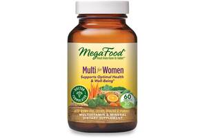 Мультивитамины для Женщин, Multi for Women, MegaFood, 60 таблеток