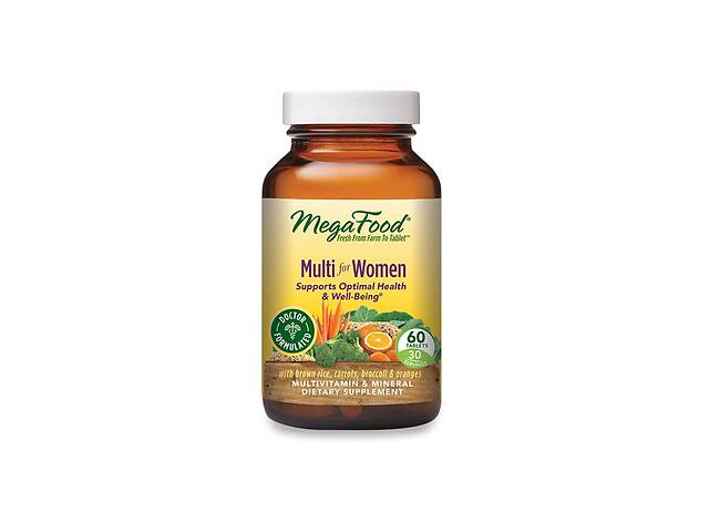 Мультивитамины для Женщин, Multi for Women, MegaFood, 60 таблеток