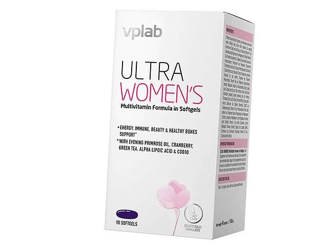 Мультивитамины для женщин VP laboratory Ultra Women's Multivitamin Formula Softgels 90 гелкапс (36099025)