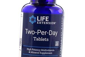 Мультивітаміни Двічі на День, Two-Per-Day Tablets, Life Extension 120таб (36346001)