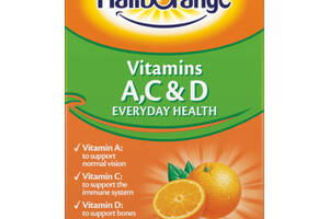 Мультивитамины Haliborange Vitamins A C & D 120 Chewable Tabs Orange