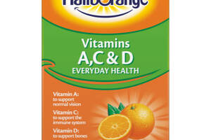 Мультивитамины Haliborange Vitamins A C & D 60 Chewable Tabs Orange