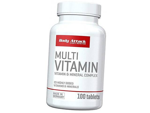 Мультивитамины Multi Vitamin Body Attack 100таб (36251001)