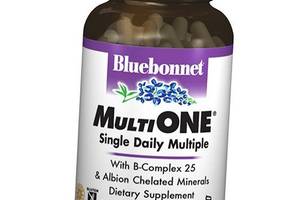 Мультивітаміни, MultiOne, Bluebonnet Nutrition 60вегкапс (36393040)