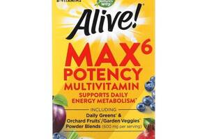 Мультивитамины Nature's Way Max6 No-Iron 90 vcaps Natures Way (1086-2022-10-1052)